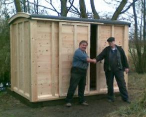 First building at Wenhaston Station