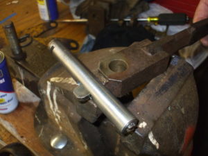 Control rod - a rather-too-good interference fit - but in lovely condition