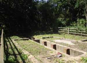 Loco shed foundations cleared