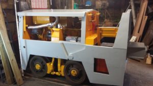 Motor Rail Loco, undercoated
