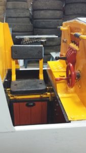 Cab, with new First-Aid/tool box under the seat