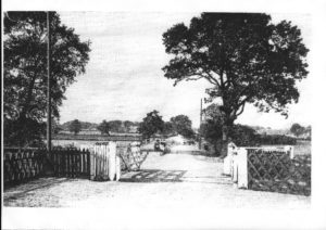 Midland-Style fencing at the 1879 Wenhaston Station