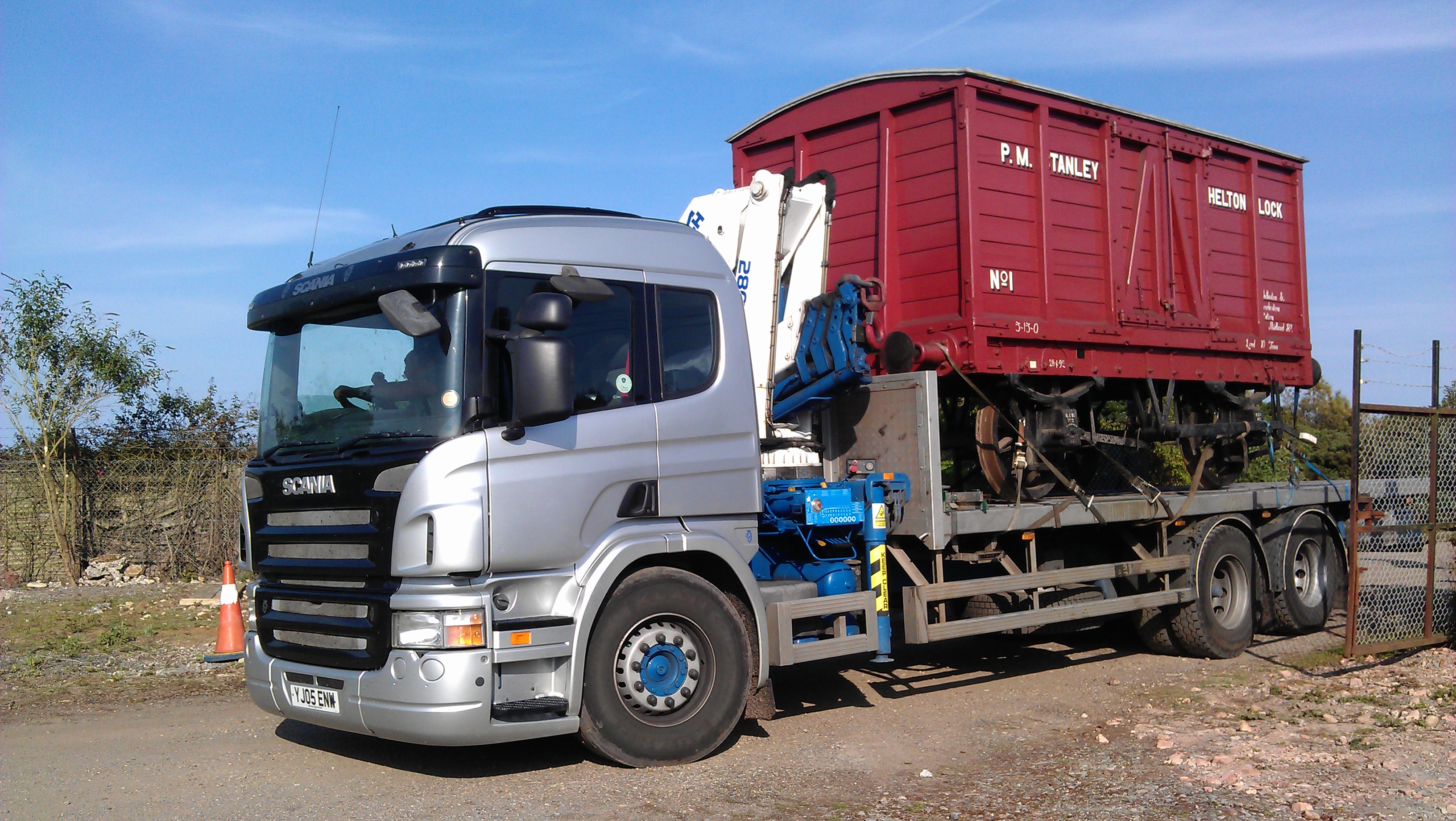 The Co-operative connection, another successful Pop-Up Shop, the first railway van onsite