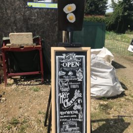 July 24th – new cafe sign
