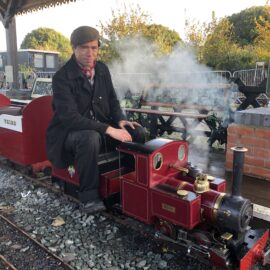 Driver raising steam