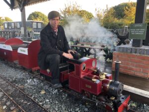 Driver raising steam