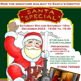 Bookings Open for Santa Specials