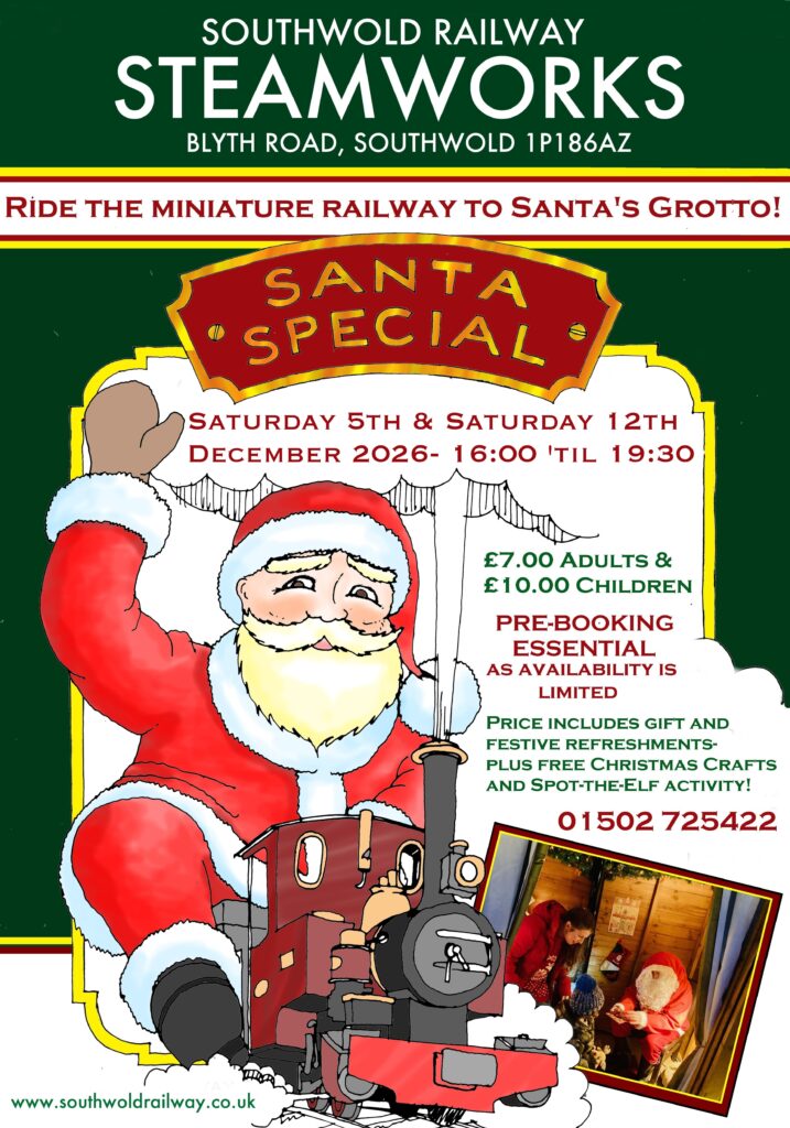 Meet Santa Special Poster 2026 Southwold Steamworks